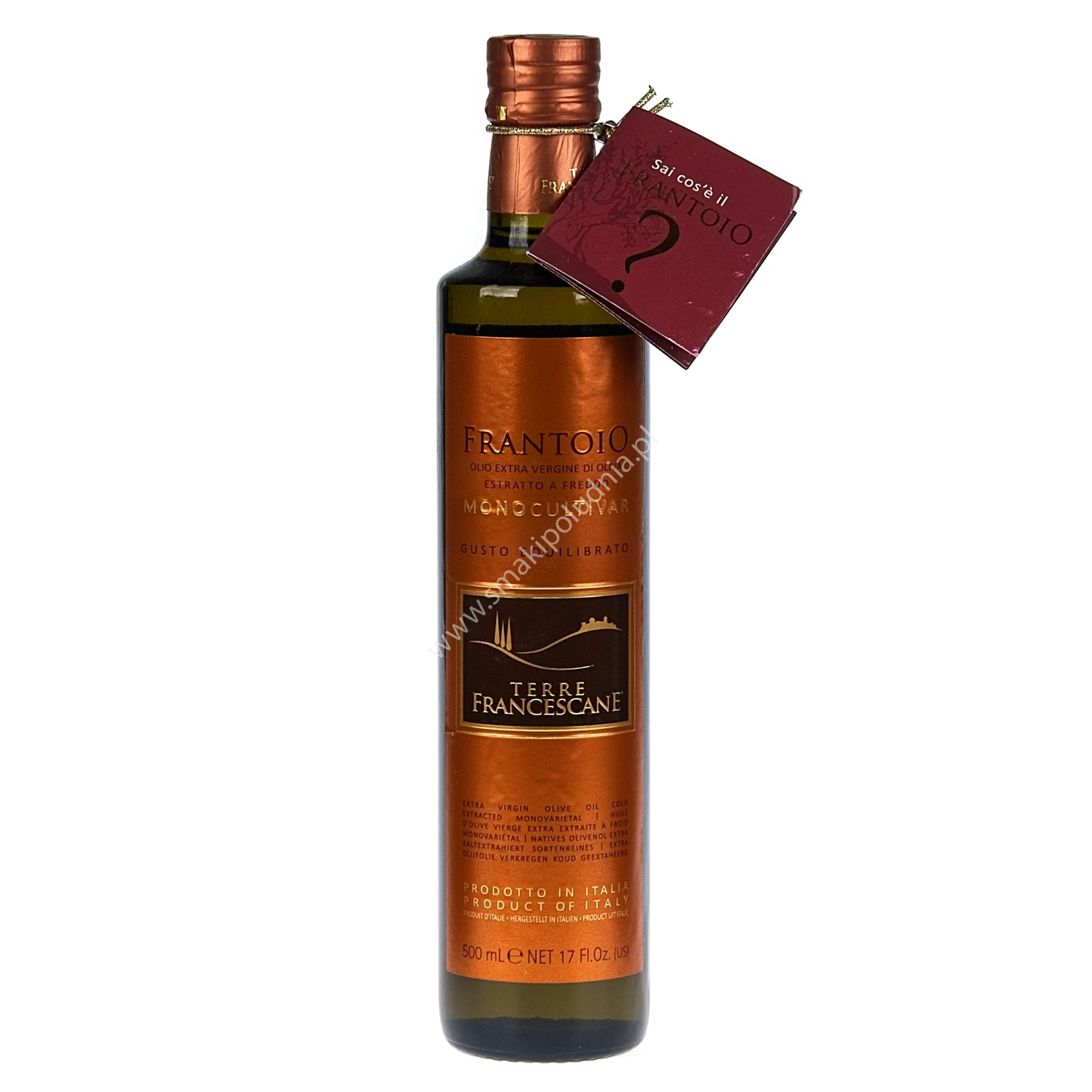 Jednoodmianowa oliwa z oliwek FRANTOIO 500 ml 1