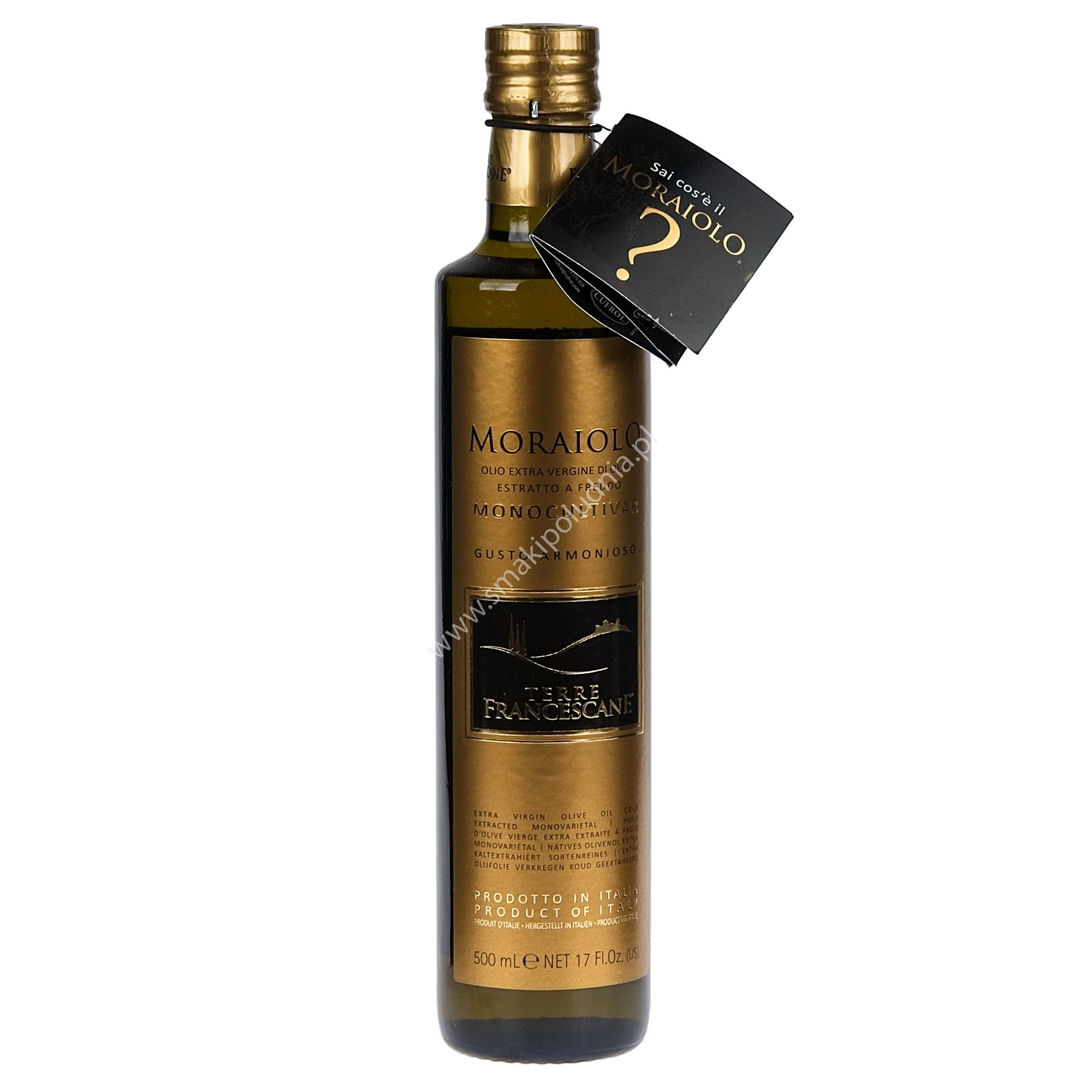 Terre Francescane - Jednoodmianowa oliwa z oliwek MORAIOLO 500 ml 1