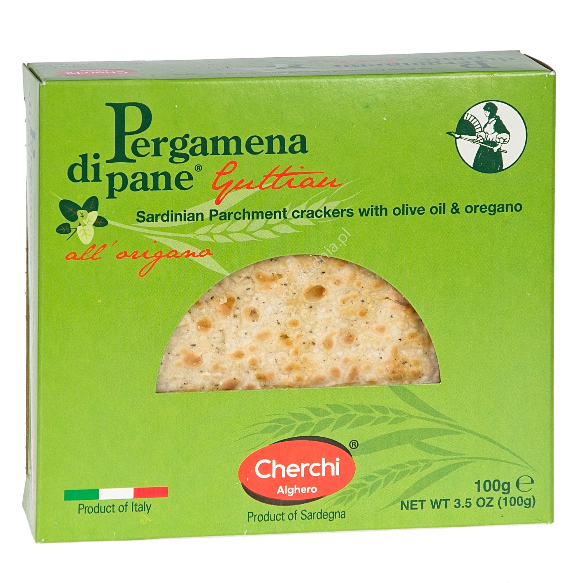 Włoski chlebek z Sardynii z oregano 100g 1