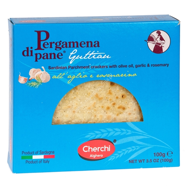 Włoski chlebek z Sardynii czosnek rozmaryn 100g 1