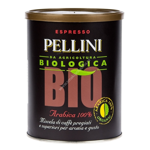 Pellini BIO Arabica 100% organic- kawa mielona 250 g #zerowaste 1