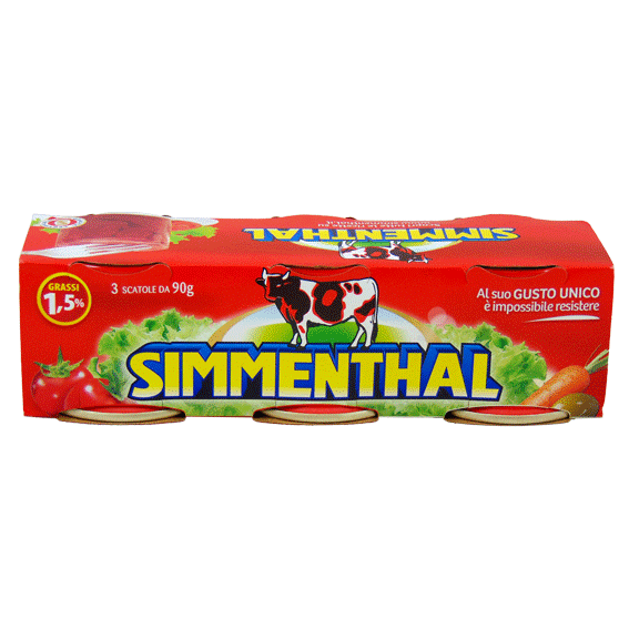 SIMMENTHAL Wołowina w galarecie 3 x 90g 1