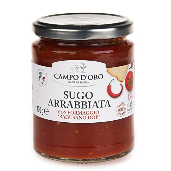 Sos Arrabbiata z serem Ragusano Campo d'Oro 300ge 1