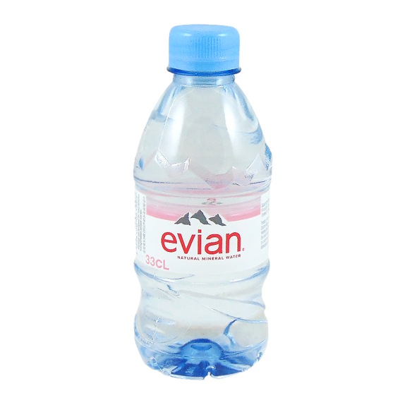 EVIAN - naturalna woda mineralna 330 ml. 1