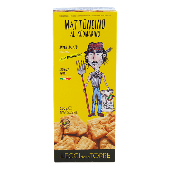 LECCI Mattoncino krakersy rozmaryn 150 g 1