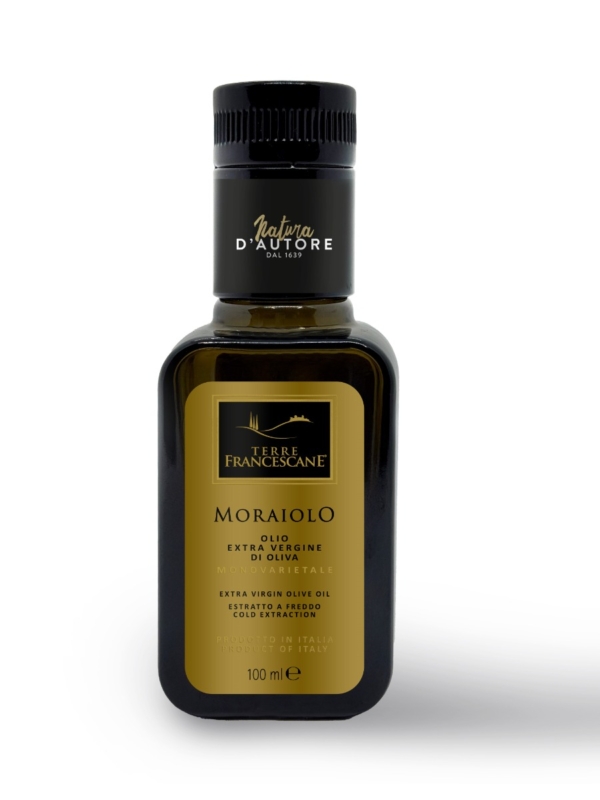 Oliwa jednoodmianowa z oliwek Moraiolo Terre Francescane 100 ml 1
