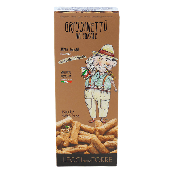 LECCI Grissinetto krakersy pełnoziarniste 150 g 1