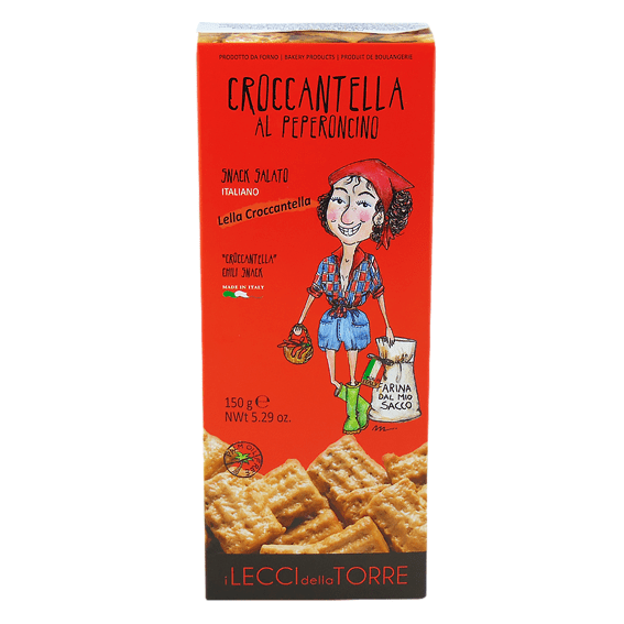 LECCI Croccantella Krakersy Pepperoncino 150g 1