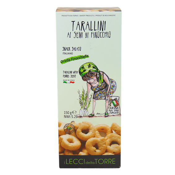 LECCI Trallini krakersy koper włoski 150 g 1