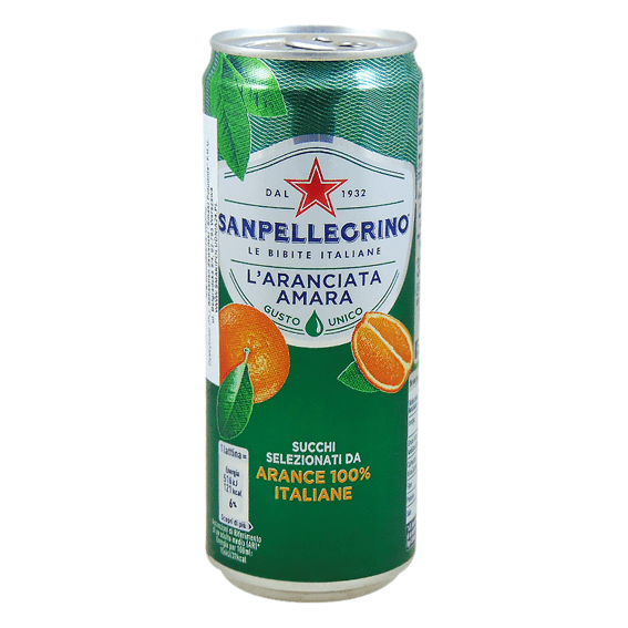 Aranciata Amara- napój z gorzkiej pomarańczy 330 ml. 1