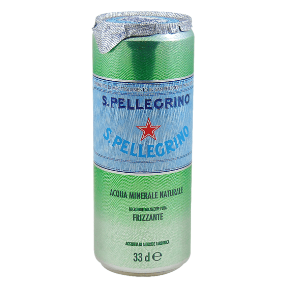 San Pellegrino Acqua Minerale Naturale Frizzante- woda gazowana 330ml. 1