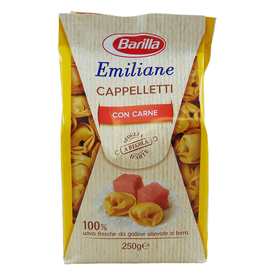 BARILLA Emiliane Cappelletti Con Carne - makaron nadziewany mięsem 250 g 1