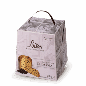 Panettone Cioccolatto włoska babka z kawałkami ciemnej czekolady 500g