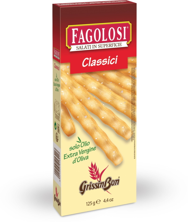Paluszki grissini fagolosi solone125g 1