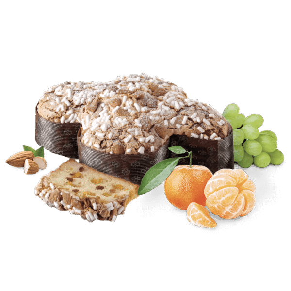 Colomba babka wielkanocna mandarynkowa 750g i prezent 2