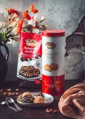 Ciastka amaretti morbidi w czekoladzie 200g #zerowaste 4