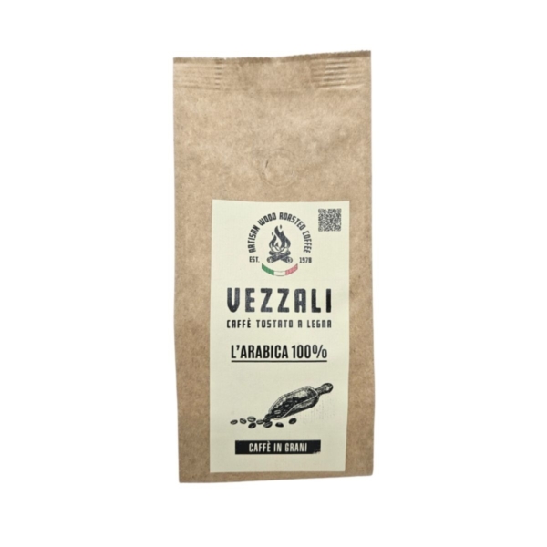 Kawa ziarnista L'Arabica VEZALLI 100% 250 g