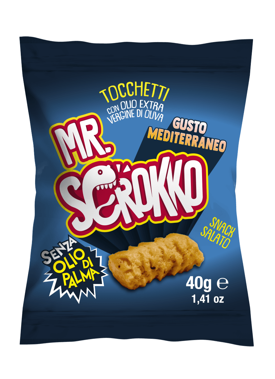 Snacki Mr.Scrokko Tocchetti Mediterraneo 40 g 1