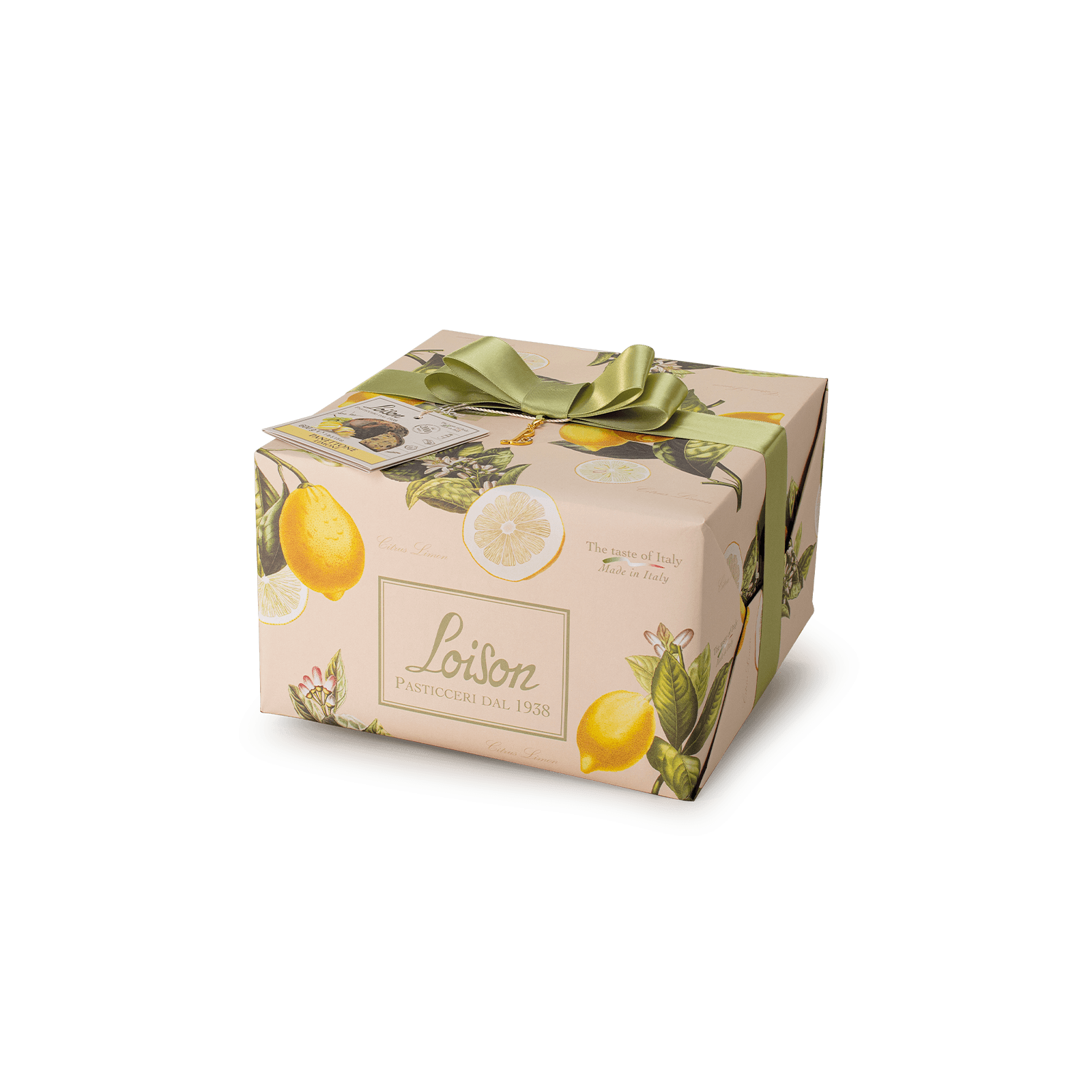 Panettone Limone włoska babka z cytrynowym kremem Loison 600g 1