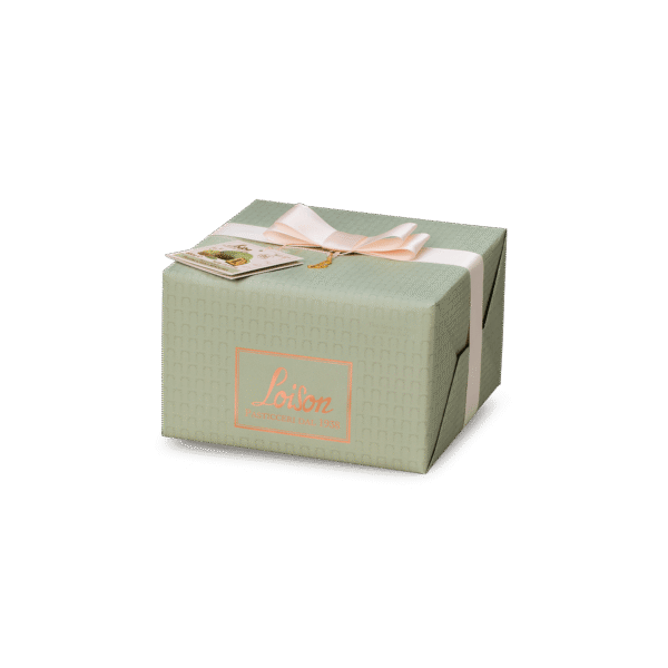 Panettone z kremem pistacjowym i matchą Loison 600g 1