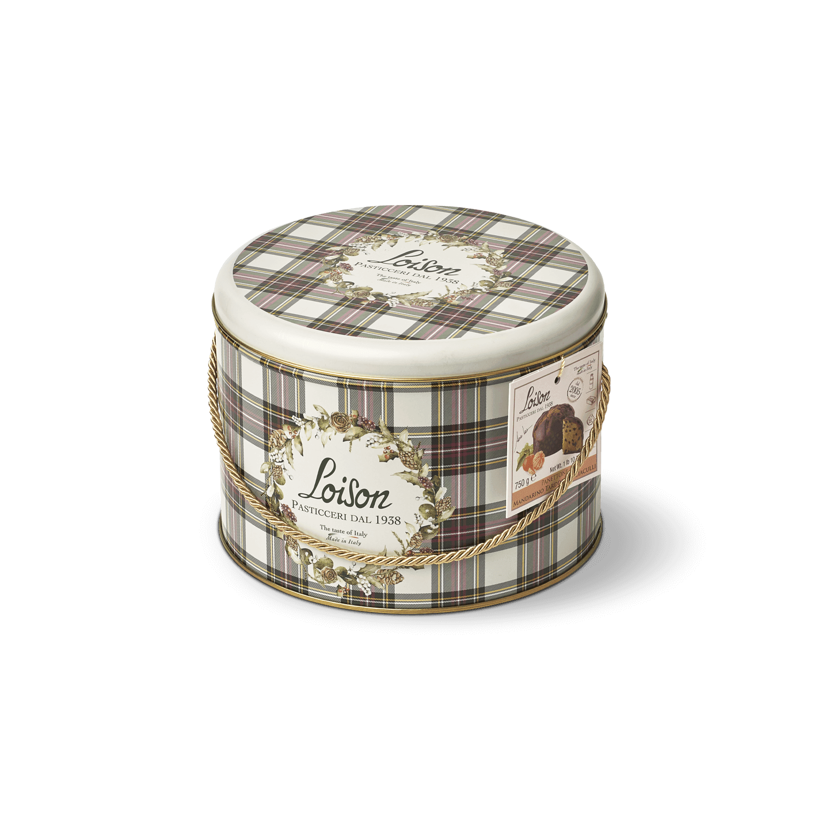 Panettone włoska świąteczna babka o smaku mandarynkowym Loison 750g 1
