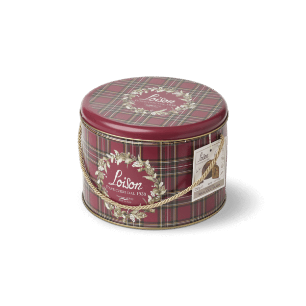 Panettone włoska świąteczna babka z kawałkami czekolady i kremem czekoladowym Loison 750g 1