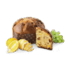 Panettone Limone włoska babka z cytrynowym kremem Loison 600g 2