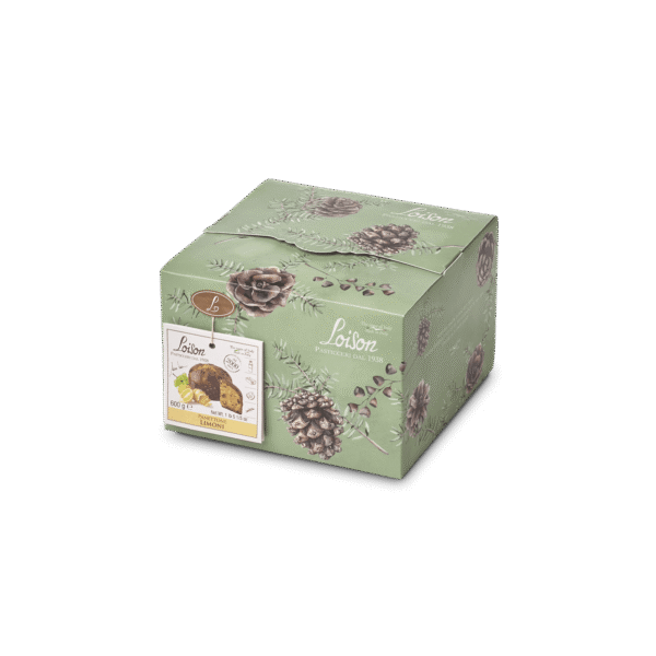Panettone Limone włoska babka z cytrynowym kremem Loison 600g 1