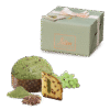 Panettone z kremem pistacjowym i matchą Loison 600g 2