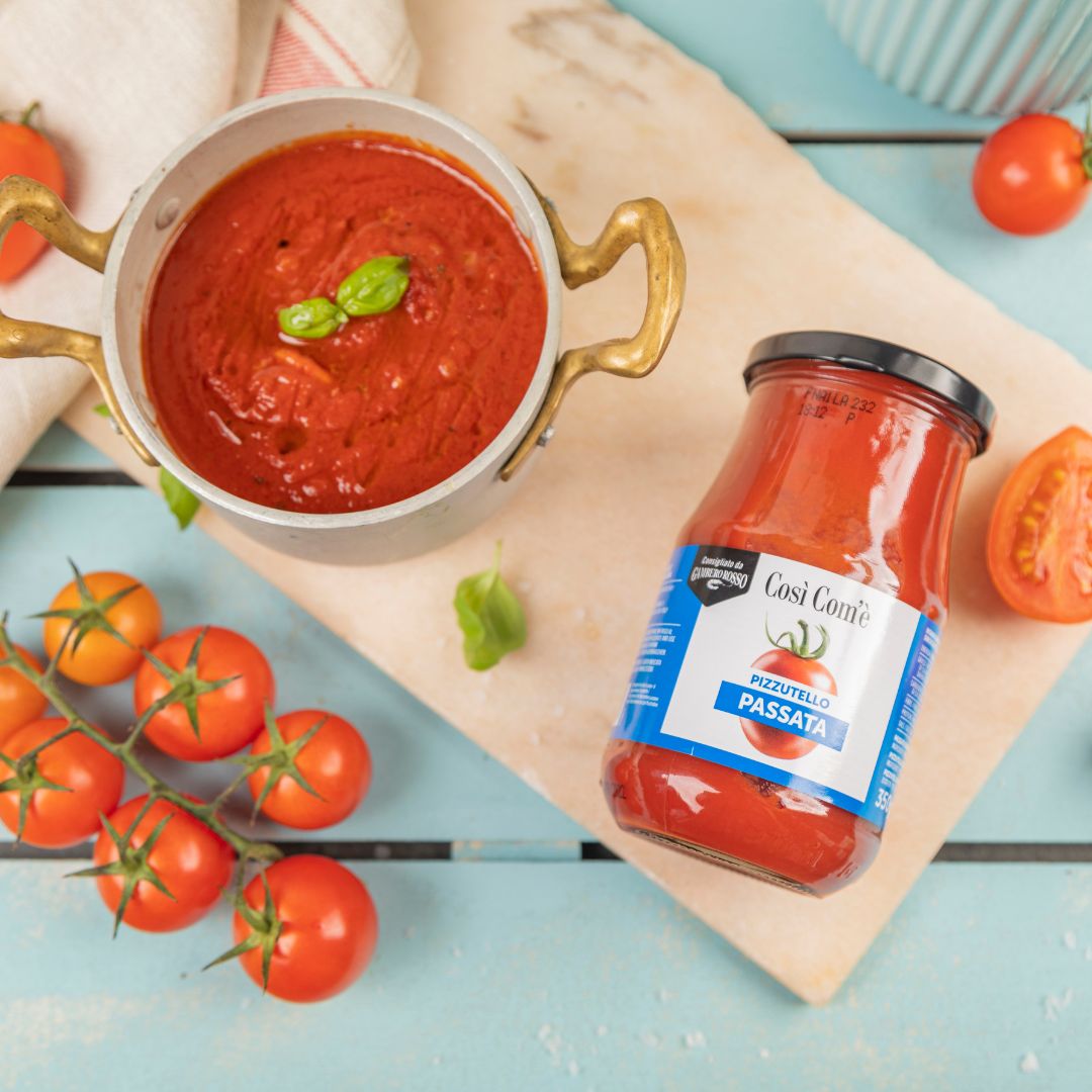 Passata z czerwonych pomidorów Pizzutello