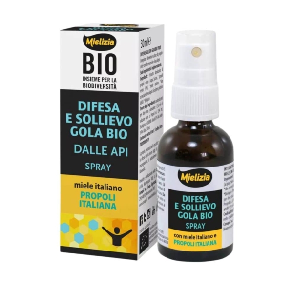Miodowy spray pielęgnujący gardło z miodem BIO i propolisem 30 ml 1