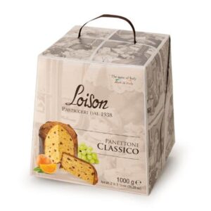 Panettone włoska świąteczna babka z rodzynkami i skórką pomarańczy 1 kg
