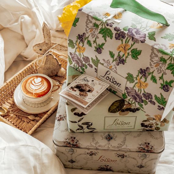 Colomba babka wielkanocna z czekoladą i solonym karmelem 750g 2