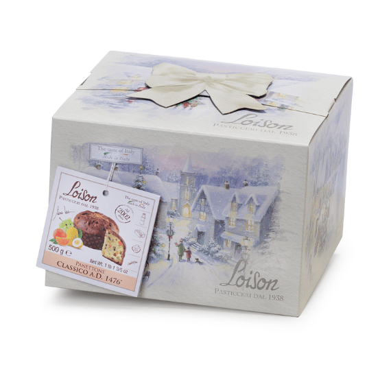 Panettone włoska świąteczna babka z rodzynkami i skórką pomarańczy 500g 1