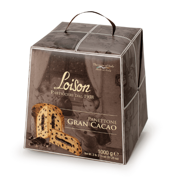 Panettone Gran Cacao - włoska świąteczna babka drożdżowa 1 kg 1