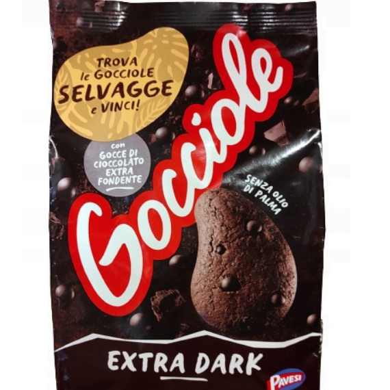Gocciole ciasteczka śniadaniowe extra dark 400g 1