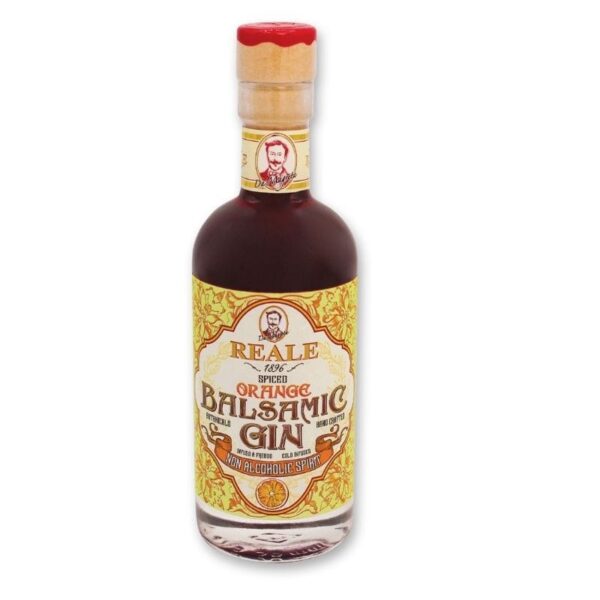 Pomarańczowy gin balsamiczny bezalkoholowy Reale 250ml 1