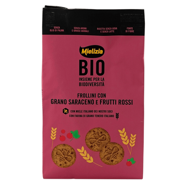 Ciastka kruche z mąką gryczaną i czerwonymi owocami 300g #zerowaste 1
