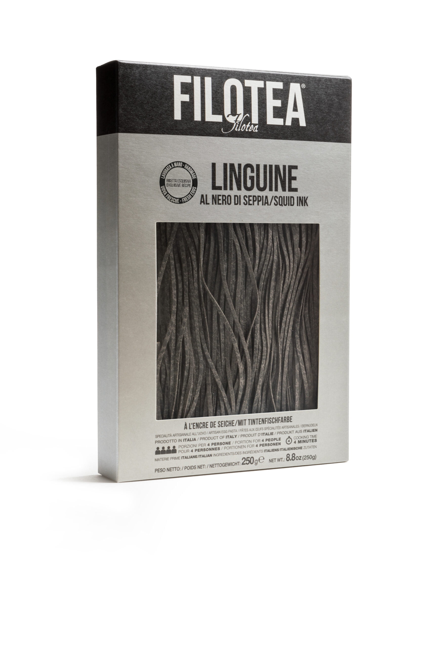 Czarny makaron Linguine nero di seppia 250g 1
