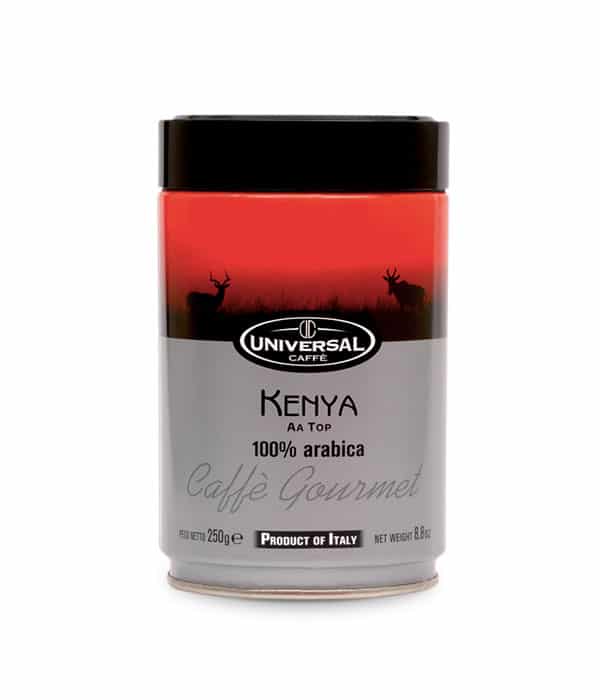 Kawa ziarnista monoarabica Kenia 250 g z kompletem filiżanek 1