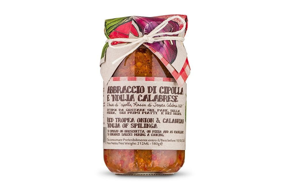 Pasta z czerwonej kalabryjskiej cebulki z ndują 180g 1